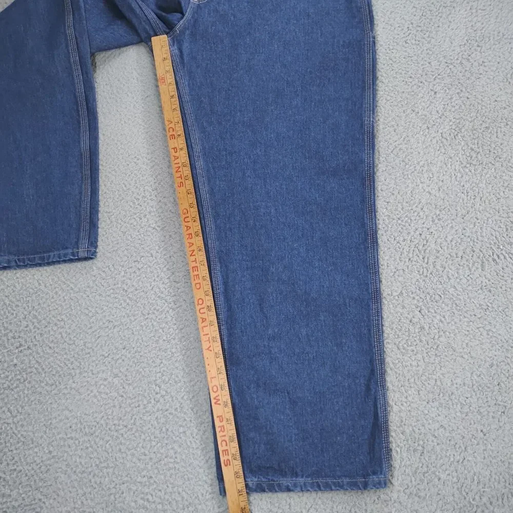 Carhartt FR Jeans Men 40x30 Blue Original Fit Flame Resistant Hammer Loop